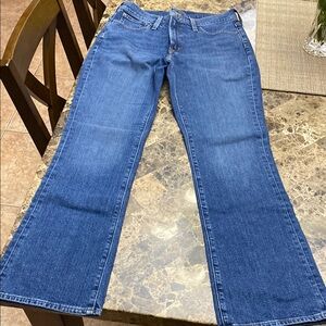 J. Crew Women's Flare Jeans in Deep Blue